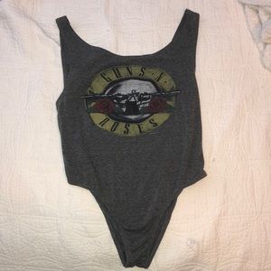 Pac Sun Guns N Roses Bodysuit